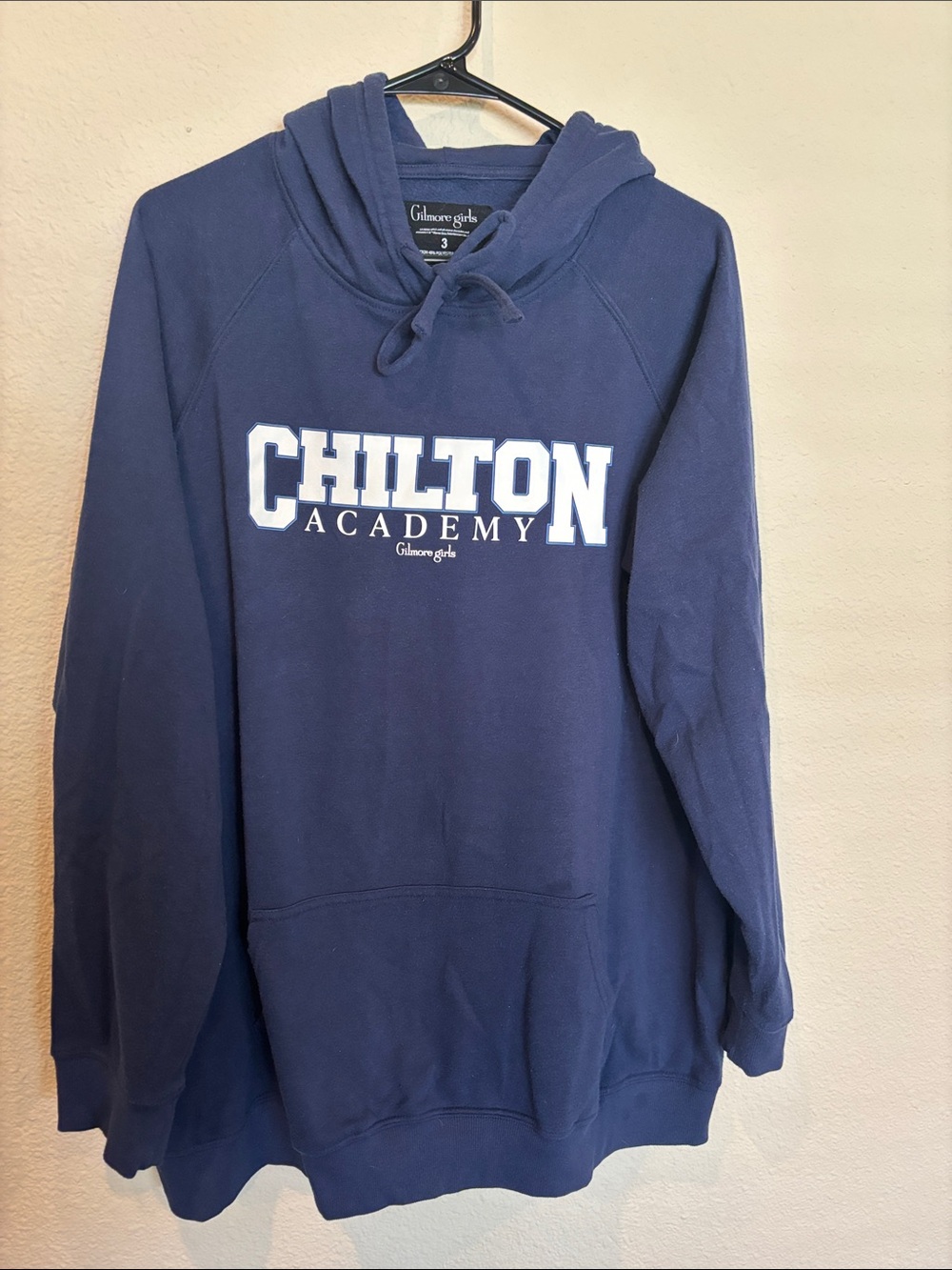 Torrid 3X Gilmore Girls Chilton Academy Navy Hoodie